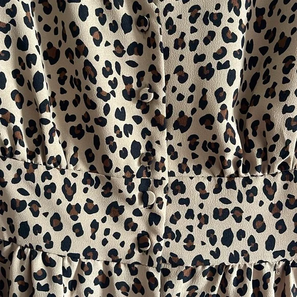 J.Crew Leopard Print Midi Dress - Picture 4 of 8